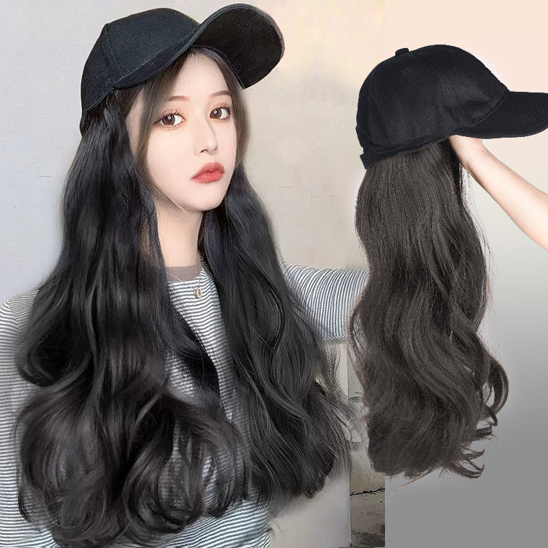 🎁Best Gift - New Warm Detachable One Piece Wig Hat 🎁