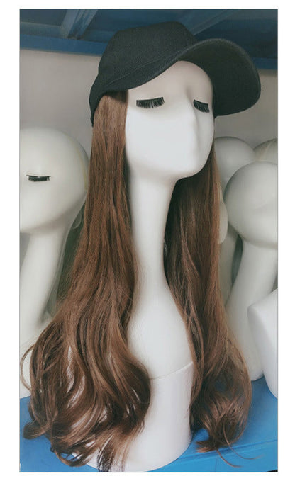 🎁Best Gift - New Warm Detachable One Piece Wig Hat 🎁