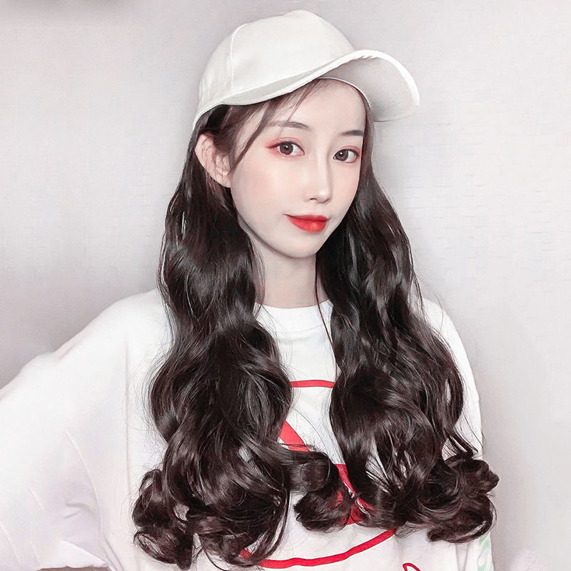 🎁Best Gift - New Warm Detachable One Piece Wig Hat 🎁