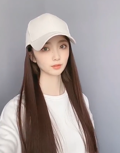 🎁Best Gift - New Warm Detachable One Piece Wig Hat 🎁