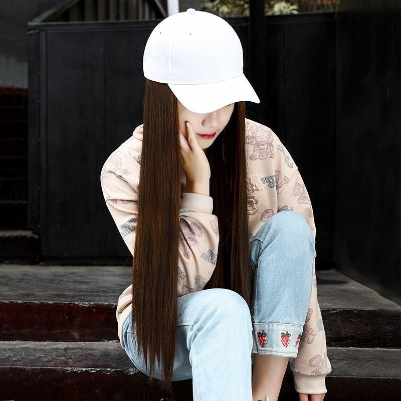 🎁Best Gift - New Warm Detachable One Piece Wig Hat 🎁