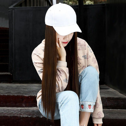 🎁Best Gift - New Warm Detachable One Piece Wig Hat 🎁