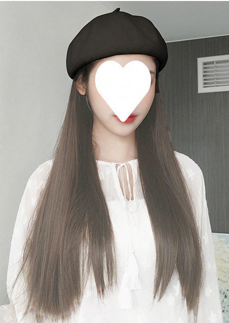 🎁Best Gift - New Warm Detachable One Piece Wig Hat 🎁