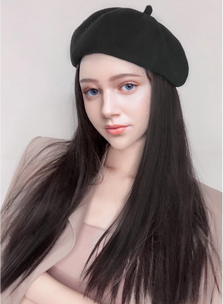 🎁Best Gift - New Warm Detachable One Piece Wig Hat 🎁