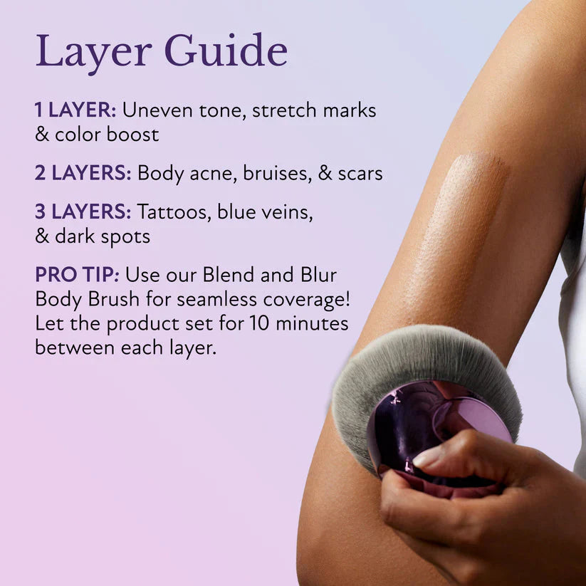 ✨ 40% OFF – Only 3 Hours Left! ✨ Natural Glow Body Foundation – Flawless, Waterproof Coverage for Legs & Tattoos