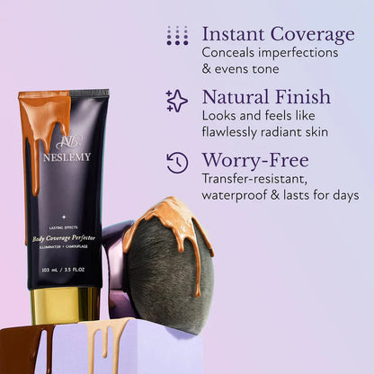 ✨ 40% OFF – Only 3 Hours Left! ✨ Natural Glow Body Foundation – Flawless, Waterproof Coverage for Legs & Tattoos