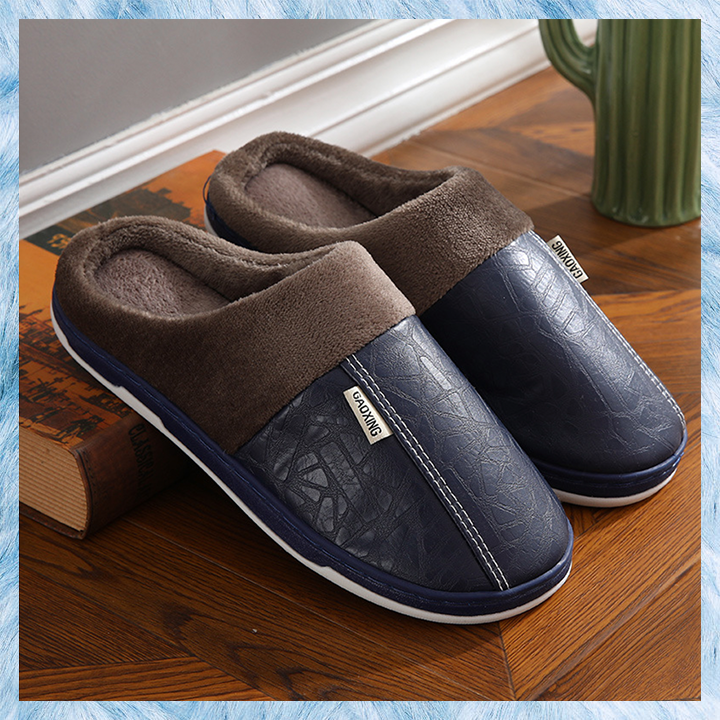 Waterproof PU Warm Slipper