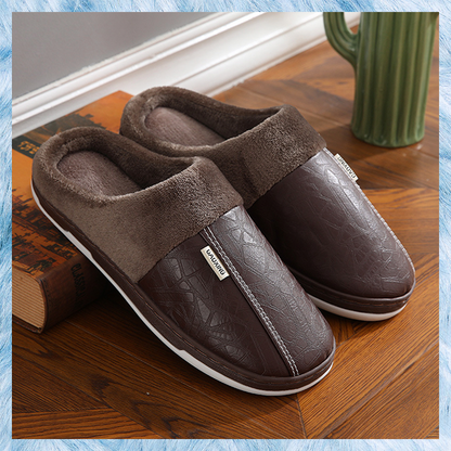 Waterproof PU Warm Slipper