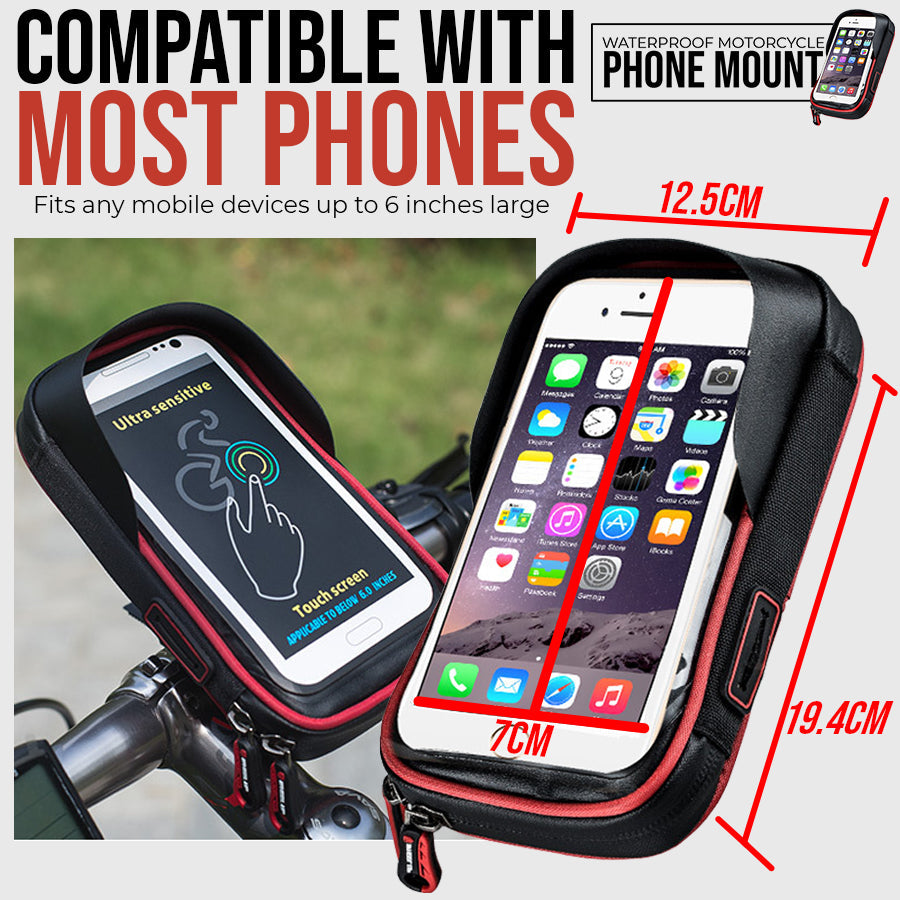 Waterproof Motorcycle Phone Mount
