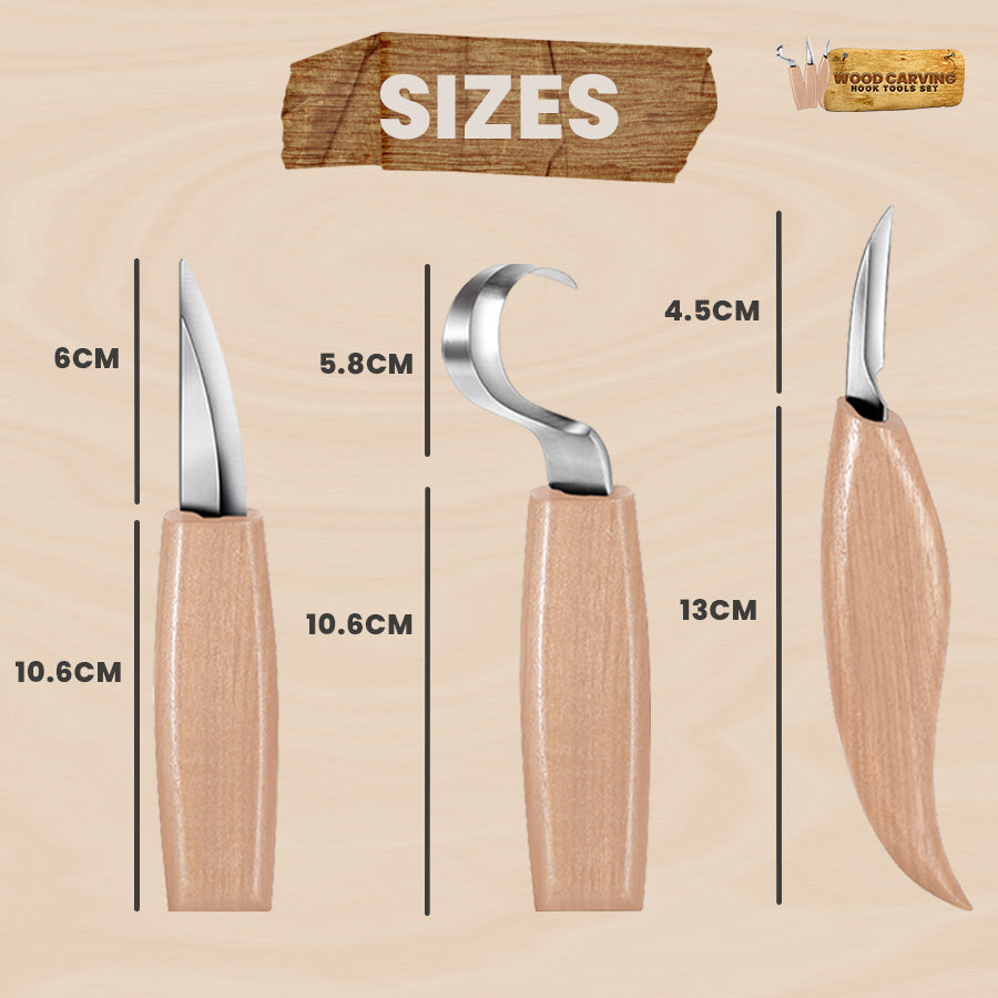 Wood Carving Hook Tools Set