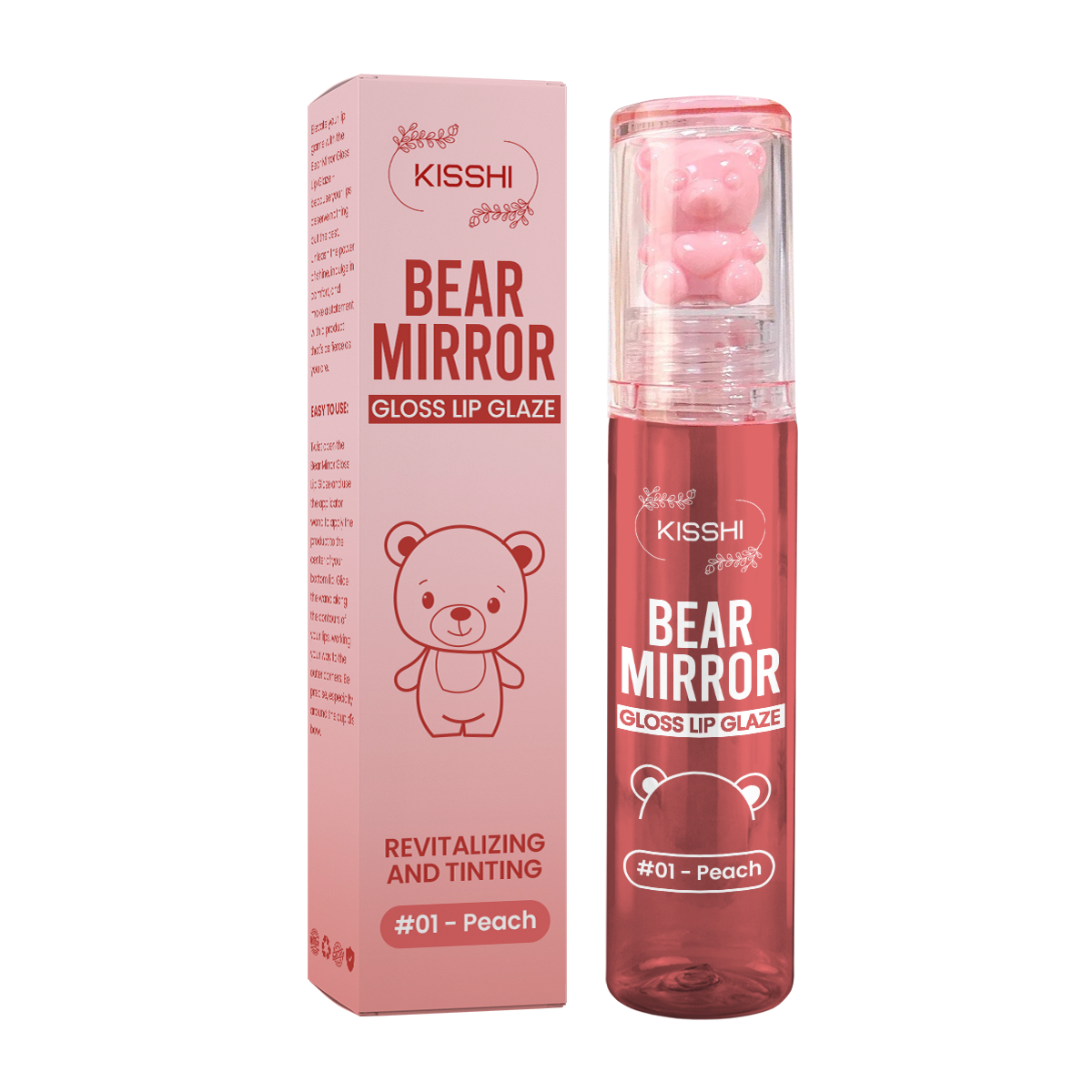 Christmas Offer🎄 KISSHI™ Bear Mirror Gloss Lip Glaze