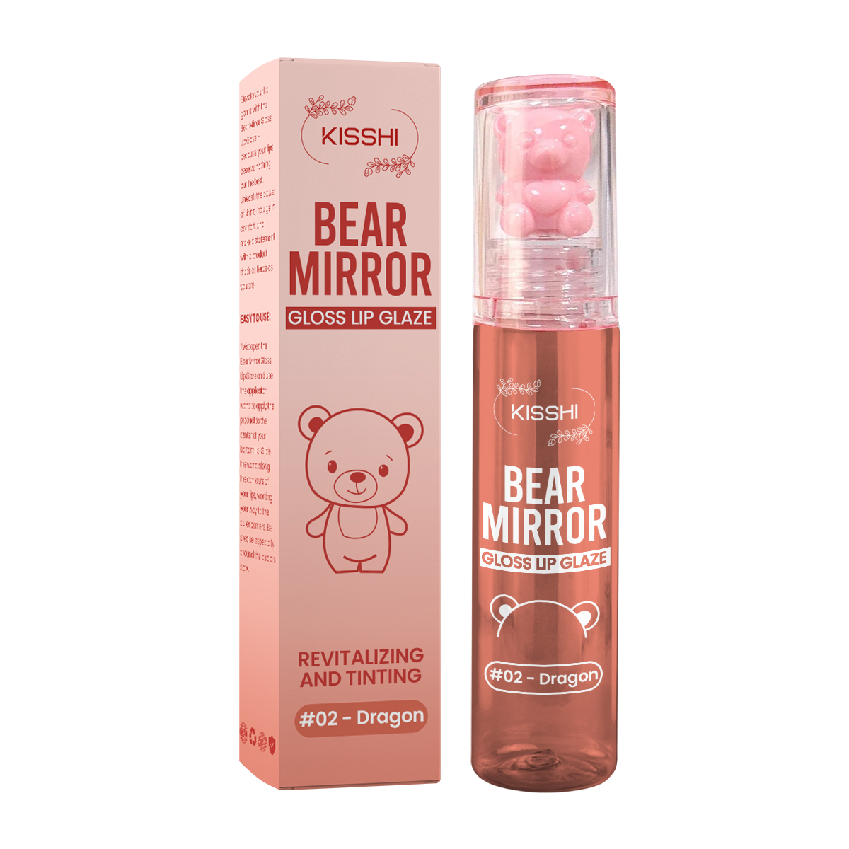 Christmas Offer🎄 KISSHI™ Bear Mirror Gloss Lip Glaze