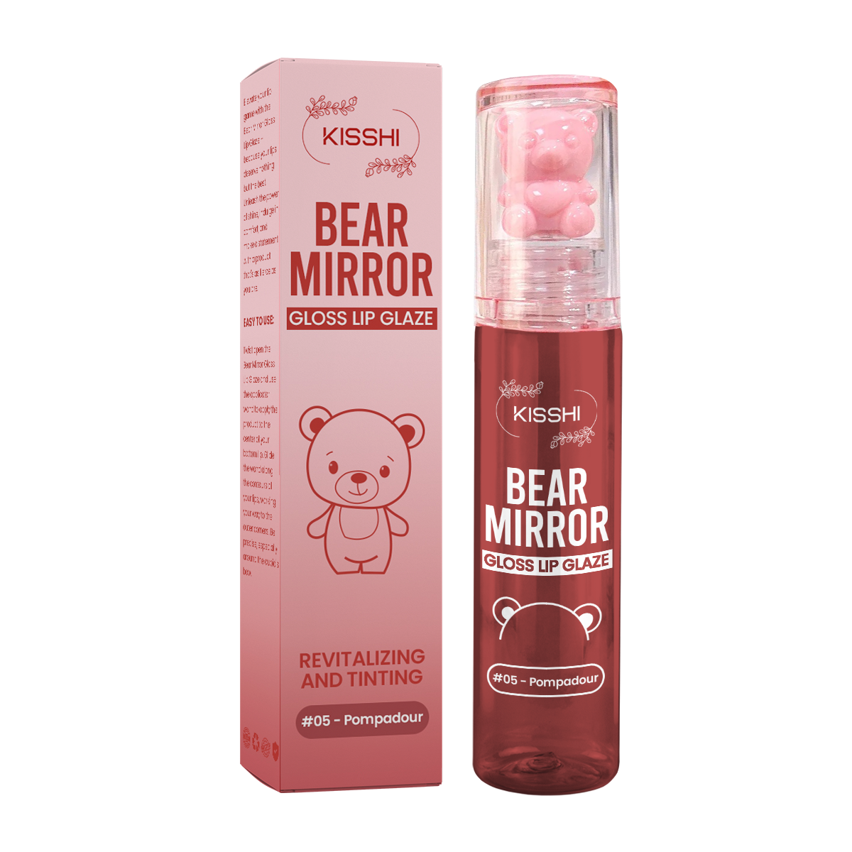 Christmas Offer🎄 KISSHI™ Bear Mirror Gloss Lip Glaze