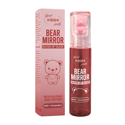 Christmas Offer🎄 KISSHI™ Bear Mirror Gloss Lip Glaze