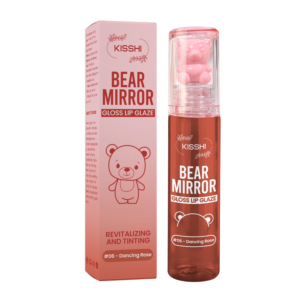 Christmas Offer🎄 KISSHI™ Bear Mirror Gloss Lip Glaze