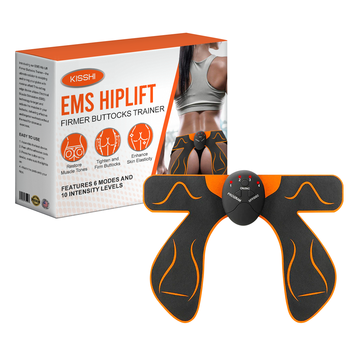 KISSHI EMS Hip Lift Firmer Buttocks Trainer