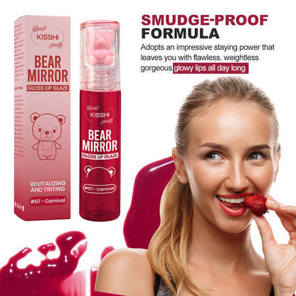 Christmas Offer🎄 KISSHI™ Bear Mirror Gloss Lip Glaze